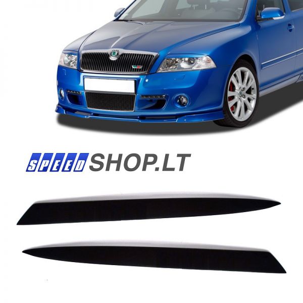 Škoda OCTAVIA MK2 priekinių žibintų apdaila